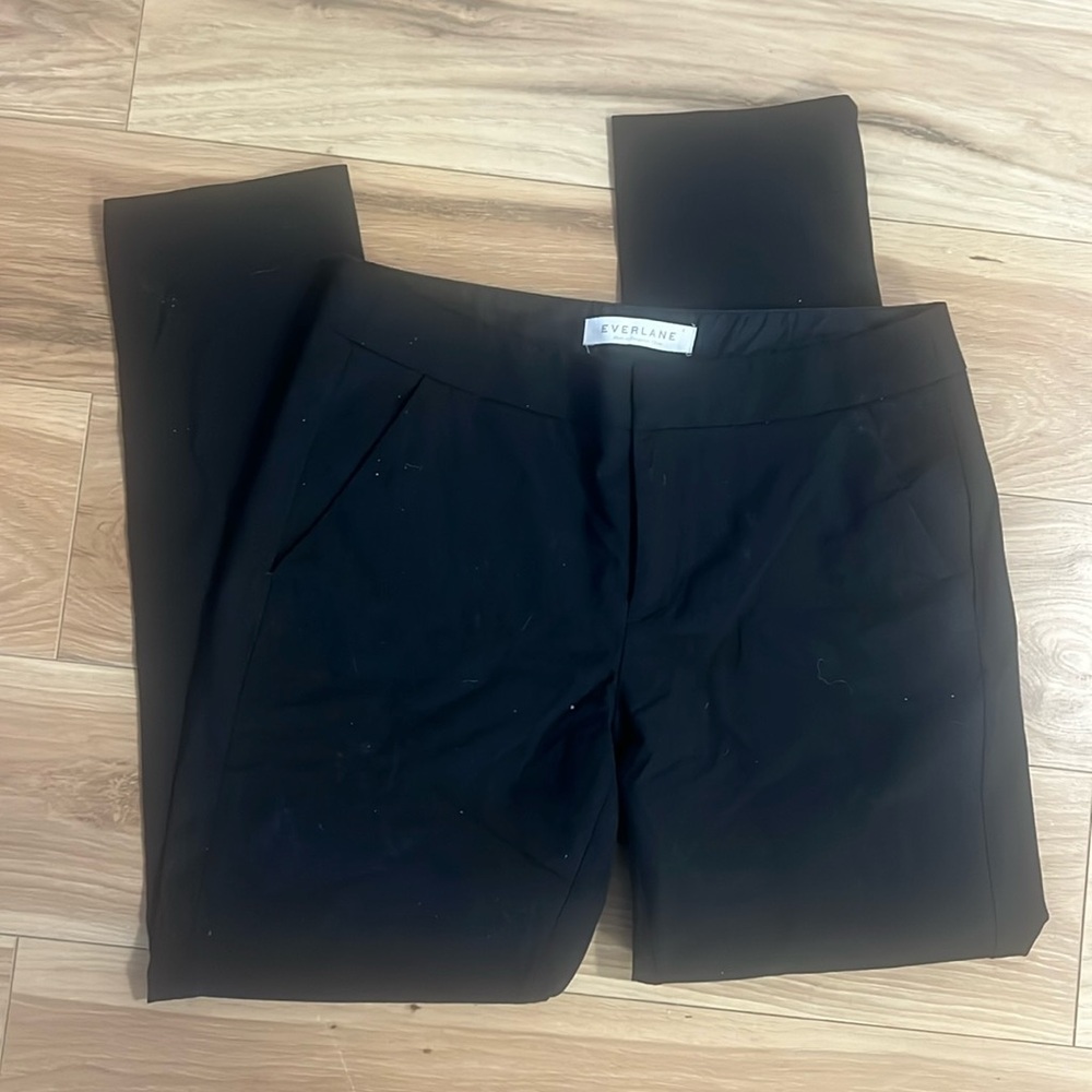 Everlane black worn slacks pants